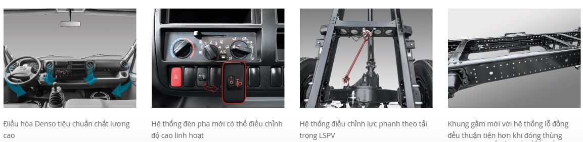 NỘI THẤT XE HINO XZU720L